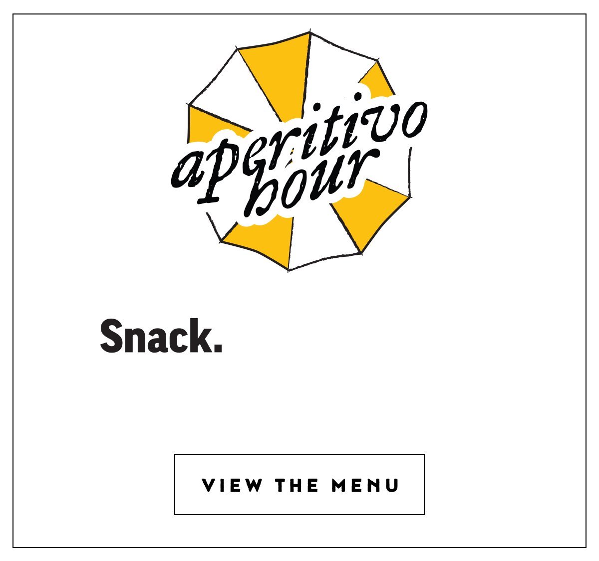 snack. spritz. repeat. welcome to your new favorite happy hour.